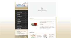 Desktop Screenshot of baxomhealthcare.com